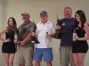 International Billfish Tournament Casey Hayes on Cortezano, Wade Earl and Steve Calvert on Kryptonite