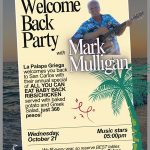 10 21 Mark Mulligan Welcome Back party at La Palapa Griega