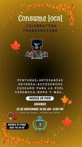 11 23 Thanksgiving Art Walk San Carlos at Colibri Restaurant