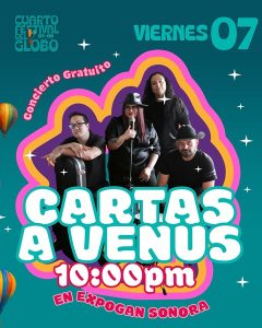 Cartas a Venus free concert at Hermosillo Hot Air Balloon Festival