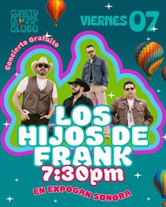 Los Hijos de Frank free concert at Hermosillo Hot Air Balloon Festival
