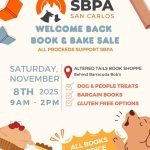 Book and Bake Sale for SBPA Fundraiser 2025