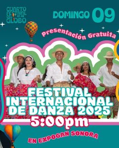 Fetival de Danza free concert at Hermosillo Hot Air Balloon Festival