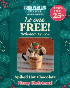 12 25 2025 Soggy Peso spiked hot chocolate