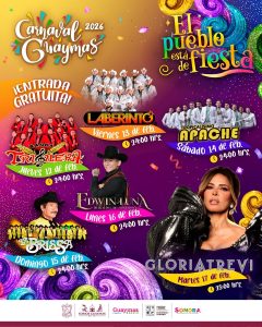 Carnaval Guaymas 2026 Entertainment Program