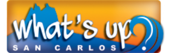 What's Up San Carlos logo