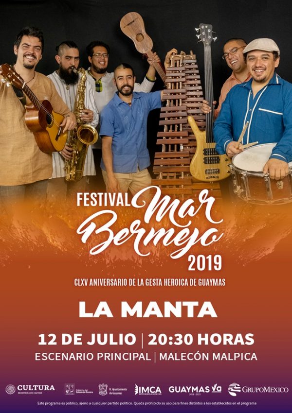 Festival Mar Bermejo Guaymas: July 10 to 14, 2019