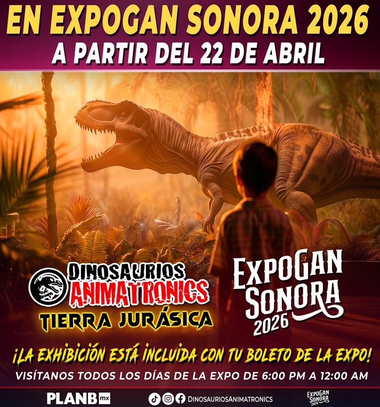 Dinosaurios Animatronics Recargado at ExpoGan 2026