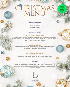 Bonifacios Christmas menu 2025