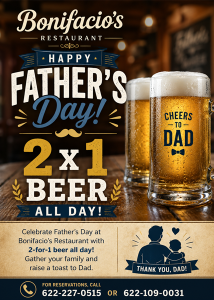 Bonifacios Restaurant Father's Day specials 2026