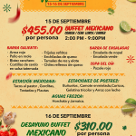 Celebrate Mexican Independence at MarinaTerra’s Buffet Mexicano -SEPTIEMBRE 15 y 16 2026