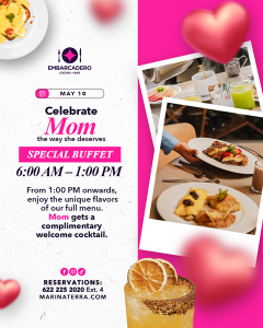 Embarcadero Cocina + Bar Mother's Day 2026