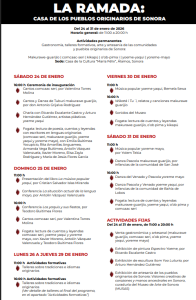 FAOT la Ramada programa