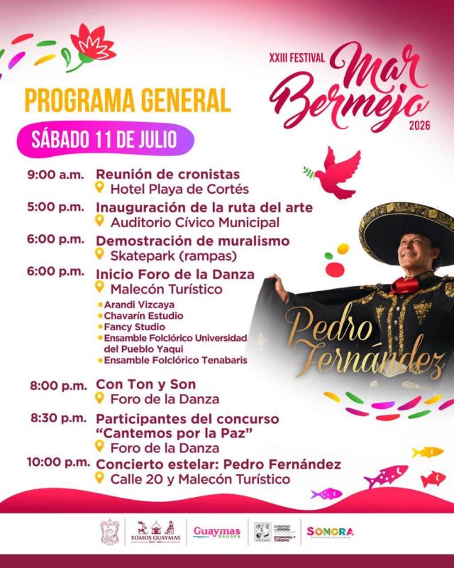 Festival Mar Bermejo 11 de julio 2026