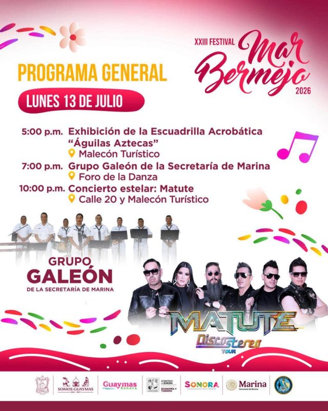 Festival Mar Bermejo 13 de julio 2026