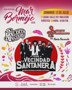 Festival Mar Bermejo Sonora Santanera July 12 2026