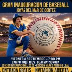 Joyas Del Mar De Cortéz -inauguration on Friday, September 4, 2026