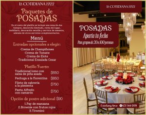 La Cotidiana 1922 Posada packages December 2025