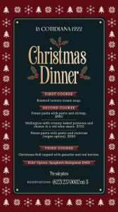 La Cotidiana 1922's Christmas Eve, December 24 2025