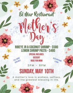 Mother's Day at El Mar 2026