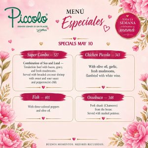 Mothers Day at Piccolos 2026