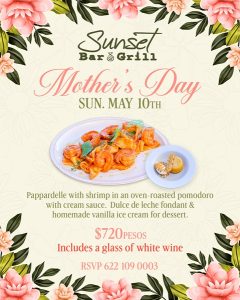 Mothers Day at Sunset Bar & Grill 2026