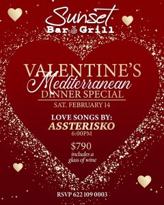 Valentines 2026 at Sunset Bar and Grill