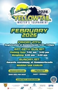 Yellowtail masters Tournament fishing San Carlos February 28 - March 1, 2026